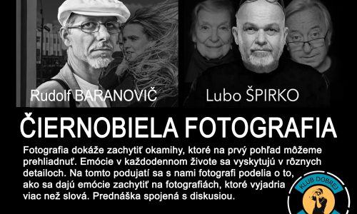 Lubo Špirko a Rudolf Baranovič - čiernobiela fotografia