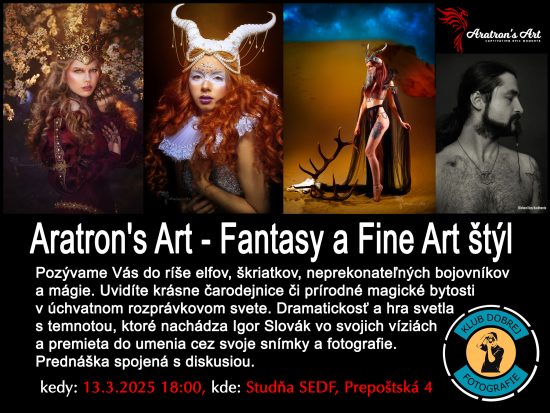 Aratron’s Art – Fantasy a Fine Art: Magický svet fotografie Igora Slováka