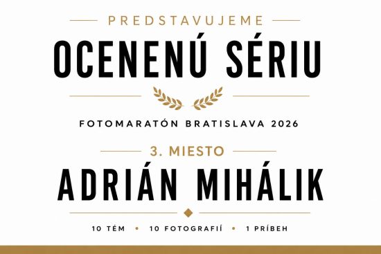 Adrián Mihálik – 3. miesto Fotomaratón Bratislava 2026