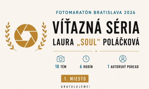Víťazná séria Fotomaratónu Bratislava 2026 – Laura SOUL Poláčková