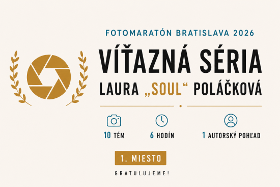 Víťazná séria Fotomaratónu Bratislava 2026: Laura „SOUL“ Poláčková