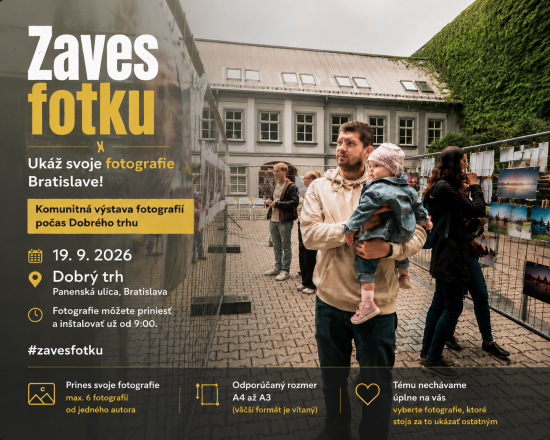 Zaves fotku: komunitná výstava fotografií sa vracia na Dobrý trh